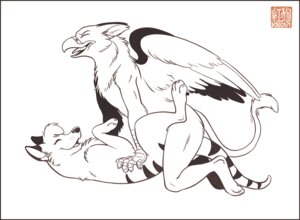 Rating: Explicit Score: 0 Tags: 2010 avian beak bird black_and_white dasyuromorph duo e621 eyes_closed feathered_wings feathers female feral feral_on_feral gryphon interspecies keovi lying male male/female mammal marsupial monochrome mythological_avian mythological_creature mythology nude on_back recently_extinct_species sex side_view simple_background tail tail_tuft thylacine tuft white_background wings User: bunchy7s