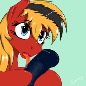 Rating: Explicit Score: 0 Tags: 1:1 2013 black_hair blonde_hair blue_eyes bodily_fluids digital_media_(artwork) duo e621 equid equine erection fan_character fellatio female female_focus fur genital_fluids genitals hair hasbro horse licking male male/female mammal multicolored_hair my_little_pony oral penile penis penis_lick pony precum red_body red_fur sex solo_focus tongue tongue_out twotail813 twotail_(mlp) User: bunchy7s