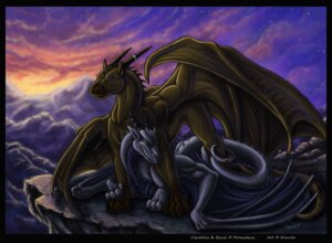 Rating: Safe Score: 0 Tags: black_border border byzil claws cloud coiling cyrakhis detailed_background digitigrade dragon duo e621 european_mythology female feral feral_on_feral horn kiartia male membrane_(anatomy) membranous_wings mountain mw mythological_creature mythological_scalie mythology night nude outside paws protecting quadruped ring scales scalie scenic_view sky smile spikes spikes_(anatomy) star starry_sky tail thick_tail ventral_scales western_dragon wings User: bunchy7s
