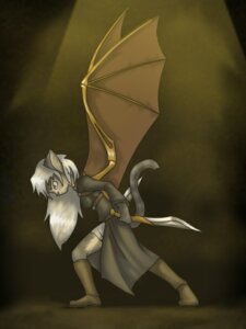 Rating: Questionable Score: 0 Tags: anthro boots clothing coat e621 felid female footwear gavimorhuevin leopard mammal melee_weapon membrane_(anatomy) membranous_wings pantherine shoes snow_leopard solo sword tail topwear weapon wings User: bunchy7s