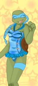 Rating: Safe Score: 0 Tags: 3_fingers abstract_background anthro biped breasts brown_shell clothed clothing e621 eyes_closed female fingers green_body green_scales mask musable non-mammal_breasts one-piece_swimsuit reptile scales scalie shell smile solo standing swimwear teenage_mutant_ninja_turtles the_next_mutation turtle venus_de_milo_(tmnt) User: bunchy7s