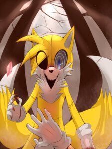 Rating: Questionable Score: 0 Tags: 3:4 anthro blood bodily_fluids canid canine clothing detailed_background dipstick_tail doll duo e621 forest fox gloves handwear hi_res male mammal markings miles_prower outside plant sega silentblade silentxiii sonic_the_hedgehog_(series) tail tail_markings tails_doll tree User: bunchy7s