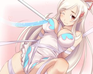 Rating: Questionable Score: 0 Tags: blush bondage breast_poke breasts doki_doki_majo_shinpan erect_nipples female frills gymnastics haori_kureha kureha_haori large_breasts leotard nipples painpa poke poking rhythmic_gymnastics ribbon_baton rule34 stylus tied white_hair wink User: bunchy7s