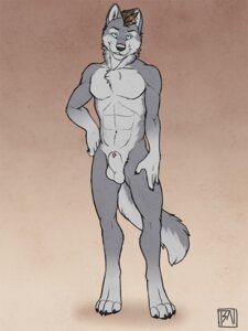 Rating: Explicit Score: 0 Tags: 2014 3:4 abs animal_genitalia animal_penis anthro balls biceps biped black_nose black_pawpads blue_eyes brown_hair canid canine canine_genitalia canine_penis canis chest_tuft claws e621 eisenmann fur genitals grey_body grey_fur grin hair hi_res looking_at_viewer male mammal muscular muscular_anthro muscular_male navel nude pawpads paws pecs penis penis_tip pose presenting sheath smile solo standing teeth toe_claws tsaiwolf tuft wolf User: bunchy7s