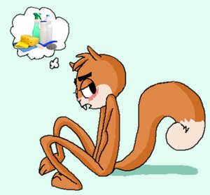 Rating: Questionable Score: 0 Tags: american_red_squirrel anthro big_eyes big_head biped blush bottle brush buckteeth cleaning_supplies container dipstick_tail e621 feet fur looking_aside looking_at_viewer low_res male mammal markings multicolored_tail nelvana nude open_mouth orange_body orange_fur pine_squirrel raised_tail rodent scaredy_squirrel scaredy_squirrel_(character) sciurid sitting solo sponge spray_bottle steel_wool tail tail_markings teeth thought_bubble toony tree_squirrel unknown_artist User: bunchy7s
