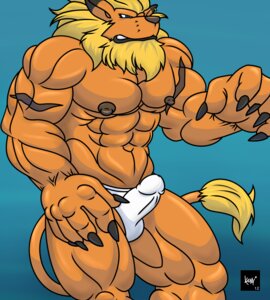 Rating: Explicit Score: 0 Tags: abs anthro bandai_namco biceps big_muscles blue_eyes bulge claws clothed clothing digimon digimon_(species) e621 ear_piercing erection felid fur genitals kenailykos leomon male mammal mane muscular muscular_anthro muscular_male nipples pecs penis piercing solo speedo swimwear tail tail_tuft topless tuft User: bunchy7s