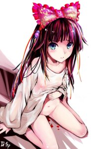 Rating: Explicit Score: 0 Tags: as109 blood blue_eyes blush bow clothing face female green_eyes hairbow heterochromia highres kneeling legs long_hair looking_up menophilia menstruation multicolored_hair nipples original period_blood purple_hair rule34 see-through shirt_lift solo straight_hair User: bunchy7s