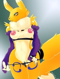 Rating: Explicit Score: 0 Tags: anthro bandai_namco bikini black_sclera breasts canid canine clothed clothing digimon digimon_(species) e621 female fritzlesticks front_view fur genitals hi_res mammal neck_tuft nipples renamon skimpy solo swimwear tail tuft two-piece_swimsuit undressing vulva white_body white_fur yellow_body yellow_fur User: bunchy7s