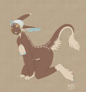 Rating: Questionable Score: 0 Tags: amber_eyes anthro breasts claws e621 female fur hair hi_res hooves horn inner_ear_fluff kneeling littledoll mammal nipples notched_ear nude open_mouth raised_tail short_hair solo tail tail_tuft tuft unigan User: bunchy7s