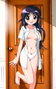 Rating: Explicit Score: 0 Tags: andou_mahoro barefoot blue_hair blush bottomless bow bow_panties cute female green_eyes lingerie long_hair mahoro_andou mahoromatic nearly_naked_shirt no_bra open_clothes open_shirt panties rule34 shirt solo takamura_kazuhiro thigh_gap underwear white_panties User: bunchy7s