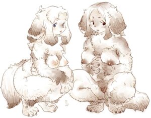 Rating: Explicit Score: 0 Tags: 4_fingers 4_toes anthro areola black_nose blue_eyes blush breasts brown_eyes crouching duo e621 eyelashes feet female fingers fur genitals looking_at_viewer nipples shikaneda simple_background slightly_chubby smile tail toes tuft vulva white_background User: bunchy7s
