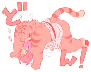Rating: Questionable Score: 0 Tags: anthro blush digital_media_(artwork) duo e621 felid female human human_on_anthro interspecies male male/female mammal muscular nude orange_theme pantherine sex simple_background slightly_chubby tail tiger wantaro warm_colors white_background User: bunchy7s