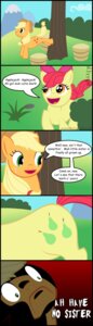 Rating: Safe Score: 0 Tags: accessory angry apple_bloom_(mlp) applejack_(mlp) bow_(feature) bow_accessory bow_ribbon clothing comic cowboy_hat cutie_mark e621 earth_pony english_text equid equine female feral friendship_is_magic greywander87 hair_accessory hair_bow hair_ribbon hasbro hat headgear headwear hi_res horse mammal my_little_pony pony quadruped ribbons tail text User: bunchy7s