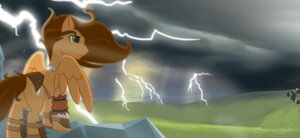 Rating: Safe Score: 0 Tags: 2013 armor brown_body brown_fur brown_hair cloud cutie_mark e621 eightysix electricity equid equine feathered_wings feathers feral flowing_hair fur green_eyes hair hasbro hi_res lightning male mammal mane my_little_pony mythological_creature mythological_equine mythology new_lunar_republic outside pegasus scar simple_background sky solo storm wings User: bunchy7s