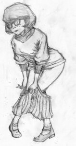 Rating: Explicit Score: 0 Tags: 1girls bob_cut comic dressing female freckles freckles_on_face fresds glasses hanna-barbera mary_janes monochrome pencil_(artwork) rule34 scooby-doo short_hair tagme velma_dinkley User: bunchy7s