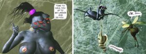 Rating: Explicit Score: 0 Tags: arachnid arthropod arthropod_webbing balls bound breasts butt comic e621 erection female genitals group humanoid_genitalia humanoid_penis insect insect_wings lorddarke male nipple_piercing nipples non-mammal_breasts non-mammal_nipples nude penis piercing red_eyes spider wings User: bunchy7s