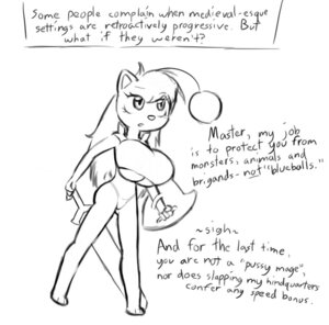 Rating: Questionable Score: 0 Tags: antennae_(anatomy) anthro big_breasts breasts butt clothing e621 english_text female final_fantasy hair knight kumino_kups long_hair mammal melee_weapon monochrome moogle norithics panties pom_antennae shield solo square_enix sword text under_boob underwear warrior weapon User: bunchy7s