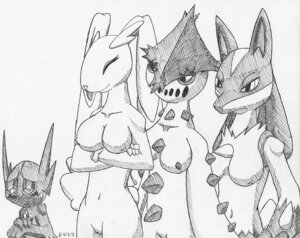 Rating: Explicit Score: 0 Tags: alternate_breast_size anthro anthrofied breasts cacturne female foxred64 lopunny lucario pokemon pokemon_(species) rule34 sableye User: bunchy7s