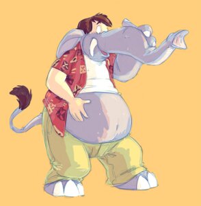 Rating: Safe Score: 0 Tags: anthro barefoot biped brown_hair e621 elephant elephantid feet hair human human_to_anthro male mammal nickwolf overweight overweight_male proboscidean proboscis_(anatomy) solo species_transformation tail transformation trunk_(anatomy) tusks User: bunchy7s