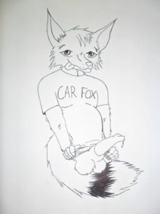 Rating: Explicit Score: 0 Tags: 3:4 anthro balls bottomless canid canine car_fox carfax clothed clothing e621 erection fox genitals hi_res kuro_usagi male mammal mascot penis solo User: bunchy7s