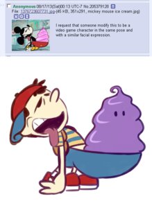 Rating: Safe Score: 0 Tags: anthro clothed clothing crossover disney duo e621 earthbound_(series) english_text fupoo human human_focus humor male mammal mickey_mouse mouse murid murine ness nintendo not_furry_focus pattern_clothing pattern_shirt pattern_topwear rodent shirt striped_clothing striped_shirt striped_topwear stripes text tongue tongue_out topwear worthless_protoplasm User: bunchy7s