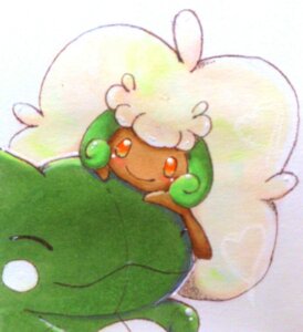 Rating: Safe Score: 0 Tags: amber_eyes ambiguous_gender blush e621 fur generation_5_pokemon hair hug humanoid long_hair nintendo pokemon pokemon_(species) smile solo substitute_doll whimsicott wool_(fur) zeeeenu User: bunchy7s