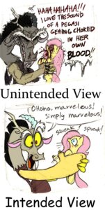 Rating: Explicit Score: 0 Tags: antlers beard blood bloodshot_eyes blue_eyes bodily_fluids chimera comic creepy discord_(mlp) draconequus duo e621 english_text equid equine evil_grin facial_hair female feral fluttershy_(mlp) friendship_is_magic hair hasbro hi_res horn horse male mammal membrane_(anatomy) membranous_wings mickeymonster my_little_pony pink_hair pony red_eyes smile tail text wings User: bunchy7s Rating: Explicit Score: 0 Tags: antlers beard blood bloodshot_eyes blue_eyes bodily_fluids chimera comic creepy discord_(mlp) draconequus duo e621 english_text equid equine evil_grin facial_hair female feral fluttershy_(mlp) friendship_is_magic hair hasbro hi_res horn horse male mammal membrane_(anatomy) membranous_wings mickeymonster my_little_pony pink_hair pony red_eyes smile tail text wings User: bunchy7s