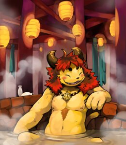 Rating: Questionable Score: 0 Tags: anthro bath bathing bent_arm bent_legs blush chest_tuft detailed_background e621 extended_arm fur half_submerged hand_in_water horn knees_out_of_water legs_out_of_water male muscular muscular_anthro muscular_male nude partially_submerged sitting sitting_in_water solo submerged_hand submerged_legs submerged_tail supported_arm tail tail_out_of_water tuft vu06 water wet User: bunchy7s