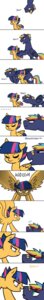 Rating: Safe Score: 0 Tags: absurd_res band-aid band-aid_on_face bandage bandage_on_face blue_body blue_fur blue_mane blue_tail comic cutie_mark digital_media_(artwork) duo e621 english_text equid equine eyelashes fan_character feathered_wings feathers female fur green_eyes hasbro hi_res kianamai long_image male mammal mane my_little_pony mythological_creature mythological_equine mythology orange_body orange_fur orange_wings pegasus prism_bolt purple_eyes simple_background smile smiling_at_another starburst_(character) tail tall_image teasing text white_background wings User: bunchy7s