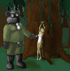 Rating: Explicit Score: 0 Tags: anthro ball_gag bdsm bear bondage boots bound breasts clothing duo e621 erection felid female footwear forest fur gag gas_mask genitals giant_panda jungle leopard loose_feather male mammal mask nipples outside pantherine penis plant shoes tail tickling tree tree_bondage uniform veg wood User: bunchy7s Rating: Explicit Score: 0 Tags: anthro ball_gag bdsm bear bondage boots bound breasts clothing duo e621 erection felid female footwear forest fur gag gas_mask genitals giant_panda jungle leopard loose_feather male mammal mask nipples outside pantherine penis plant shoes tail tickling tree tree_bondage uniform veg wood User: bunchy7s