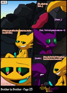 Rating: Explicit Score: 0 Tags: alternate_color bloodstone blue_penis brother_(lore) brothers_(lore) cave chest_tuft comic dialogue duo e621 english_text erection frown fur gem_(redfox09) generation_3_pokemon genitals grin hi_res humanoid male male/male multiple_scenes nintendo not_furry open_mouth penis pokemon pokemon_(species) reclining rock sableye shiny_pokemon sibling_(lore) smile teeth text tongue tuft vibrantechoes User: bunchy7s