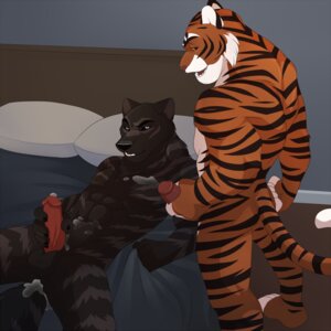 Rating: Explicit Score: 0 Tags: 1:1 abs after_sex anthro balls bed biceps big_muscles bodily_fluids canid canine canis cum cum_in_ass cum_inside cum_on_belly cum_on_body cum_on_chest cumshot digital_media_(artwork) duo e621 ejaculation erection eye_contact felid furniture genital_fluids genitals holding_penis humanoid_genitalia humanoid_penis inside jailbird looking_at_another male male/male mammal masturbation muscular muscular_male nude on_bed orgasm pantherine pecs penile penile_masturbation penis shaded spread_legs spreading tail tiger vverevvolf wolf User: bunchy7s