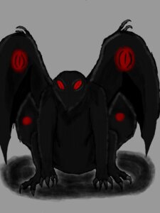 Rating: Safe Score: 0 Tags: 2_toes 3:4 ambiguous_gender claws crouching cryptid dark_body dark_skin e621 feet feral humanoid looking_at_viewer monster mothman red_eyes shadow simple_background siyamak solo starthedarkrai toe_claws toes wings User: bunchy7s
