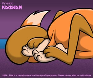 Rating: Explicit Score: 0 Tags: 2004 ambiguous_gender anthro anthro_on_anthro butt canid canine duo e621 english_text faceless_character faceless_male feet foot_fetish foot_play footsie fox from_front_position hindpaw interspecies krezz_karavan low_res male male/ambiguous mammal paws rear_view sex tail text toony User: bunchy7s