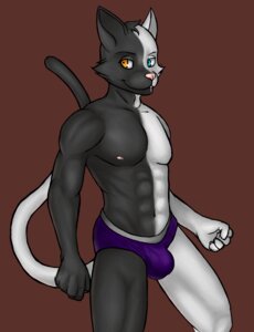 Rating: Explicit Score: 0 Tags: abs anthro battleorca biceps biped black_body black_fur blue_eyes briefs bulge clothed clothing darthzion domestic_cat e621 felid feline felis fur grey_body grey_fur grin heterochromia male mammal muscular muscular_anthro muscular_male nipples orange_eyes pecs pink_nose pose smile solo split_color_body standing topless underwear white_body white_fur User: bunchy7s