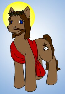 Rating: Safe Score: 0 Tags: alternate_species beard blue_eyes bridgetthegamer brown_body brown_fur brown_hair cross crown crown_of_thorns cutie_mark e621 equid equine facial_hair feral fur gradient_background hair hasbro headgear horse jesus_christ looking_at_viewer male mammal my_little_pony ponification pony quadruped religion simple_background smile solo tail what_has_magic_done User: bunchy7s Rating: Safe Score: 0 Tags: alternate_species beard blue_eyes bridgetthegamer brown_body brown_fur brown_hair cross crown crown_of_thorns cutie_mark e621 equid equine facial_hair feral fur gradient_background hair hasbro headgear horse jesus_christ looking_at_viewer male mammal my_little_pony ponification pony quadruped religion simple_background smile solo tail what_has_magic_done User: bunchy7s