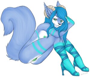 Rating: Explicit Score: 0 Tags: ankle_strap_heels anthro biped blue_body blue_clothing blue_footwear blue_fur blue_hair blue_high_heels breasts canid canine clothing dragon e621 eura felid feline female footwear fox fur furred_dragon furred_scalie genitals green_eyes green_nipples green_vulva hair high_heeled_sandals high_heels horn hybrid looking_at_viewer lynx mammal mythological_creature mythological_scalie mythology nipples nude pinup pose sandals scalie shoes sieanna simple_background sitting solo tail vulva white_background User: bunchy7s