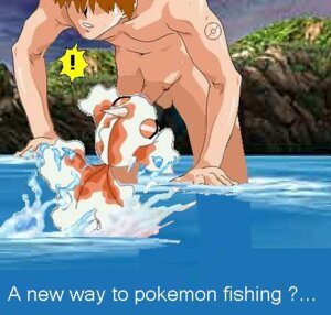 Rating: Explicit Score: 0 Tags: 1boy brown_hair edited english english_text fellatio fish fishing fishjob goldeen hair_over_eyes human male nude oral penis pokemon pokephilia rule34 smooth_skin sucking User: bunchy7s