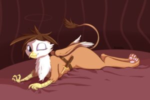 Rating: Safe Score: 0 Tags: 3:2 avian beak cashmere_(artist) cheshiresdesires dagger e621 fan_character feathered_wings feathers female feral gryphon hasbro melee_weapon my_little_pony mythological_avian mythological_creature mythology solo tail weapon wings User: bunchy7s