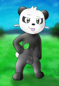Rating: Explicit Score: 0 Tags: 2013 anthro balls bear black_eyes digital_media_(artwork) e621 flaccid fur generation_6_pokemon genitals humanoid_genitalia humanoid_penis leaf looking_at_viewer male mammal nintendo pancham penis pokemon pokemon_(species) smile solo young young_anthro young_male zeklullaby User: bunchy7s