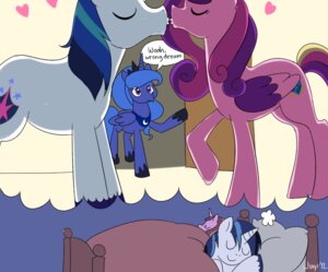 Rating: Safe Score: 0 Tags: 2012 bed bedding blanket blue_body blue_eyes blue_fur blue_hair canon_couple crown cutie_mark door dream e621 english_text equid equine eyes_closed feathered_wings feathers female feral friendship_is_magic fur furniture group hair hasbro headgear heart_symbol horn jiayi kiss_on_lips kissing male mammal multicolored_hair my_little_pony mythological_creature mythological_equine mythology pillow pink_body pink_fur princess_cadance_(mlp) princess_luna_(mlp) quadruped romantic romantic_couple shining_armor_(mlp) sleeping tail text tiara two_tone_hair unicorn white_body white_fur winged_unicorn wings User: bunchy7s Rating: Safe Score: 0 Tags: 2012 bed bedding blanket blue_body blue_eyes blue_fur blue_hair canon_couple crown cutie_mark door dream e621 english_text equid equine eyes_closed feathered_wings feathers female feral friendship_is_magic fur furniture group hair hasbro headgear heart_symbol horn jiayi kiss_on_lips kissing male mammal multicolored_hair my_little_pony mythological_creature mythological_equine mythology pillow pink_body pink_fur princess_cadance_(mlp) princess_luna_(mlp) quadruped romantic romantic_couple shining_armor_(mlp) sleeping tail text tiara two_tone_hair unicorn white_body white_fur winged_unicorn wings User: bunchy7s