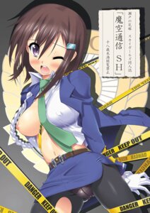 Rating: Questionable Score: 0 Tags: arms_behind_back arms_tied arms_tied_behind_back bondage bound_wrists caution_tape erect_nipples female nipples open_clothes open_shirt panties panties_under_pantyhose pantyhose police police_uniform policewoman rule34 seto_no_hanayome shinozuka_atsuto shirt underwear uniform wink zenigata_mawari User: bunchy7s