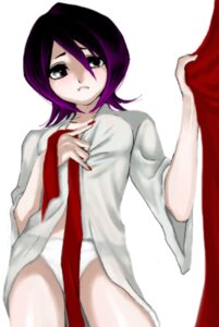 Rating: Questionable Score: 0 Tags: artist_request bleach clothing female kuchiki_rukia lowres panties purple_hair rule34 shirt solo standing underwear white_panties white_shirt User: bunchy7s Rating: Questionable Score: 0 Tags: artist_request bleach clothing female kuchiki_rukia lowres panties purple_hair rule34 shirt solo standing underwear white_panties white_shirt User: bunchy7s
