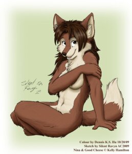 Rating: Questionable Score: 0 Tags: 2009 anthro biped breasts brown_eyes brown_hair canid canine covering covering_self dhole digital_media_(artwork) dipstick_tail e621 english_text female full-length_portrait good_cheese hair looking_at_viewer mammal markings nina_morena_agil nude portrait shy silentravyn simple_background sitting smile solo tail tail_markings text under_boob User: bunchy7s