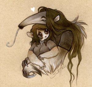 Rating: Safe Score: 0 Tags: anteater anthro claws duo e621 female giant_anteater hair heart_symbol hug long_hair long_snout long_tongue loris lorisoid low_res male mammal pilosan primate romantic romantic_couple savi snout strange-selki strepsirrhine tongue traveater xenarthran User: bunchy7s