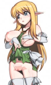 Rating: Explicit Score: 0 Tags: blonde_hair blue_eyes blush breasts bridal_gauntlets clothing dress dress_lift elf female large_breasts nipples nude_filter photoshop pointy_ears pussy rule34 stockings tears uncensored User: bunchy7s