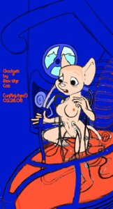 Rating: Explicit Score: 0 Tags: anthro bald chip_'n_dale_rescue_rangers disney female gadget_hackwrench mouse nipples rex_the_cat rodent rule34 the_matrix what User: bunchy7s
