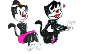 Rating: Explicit Score: 0 Tags: animaniacs anthro black_fur color dot_warner female female_only fur furry gag gagged pinkyf red_nose rough_sketch rule34 sitting solo tagme topless white_fur User: bunchy7s