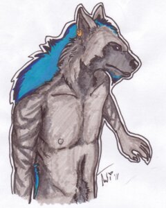Rating: Safe Score: 0 Tags: anthro blue_hair e621 hair hash hi_res hyena male mammal mane simple_background solo striped_hyena tuulisusi white_background User: bunchy7s