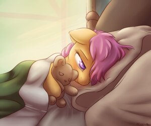 Rating: Safe Score: 0 Tags: 2014 6:5 alasou bed digital_media_(artwork) e621 equid equine female feral friendship_is_magic furniture hair hasbro hi_res horse light lying mammal my_little_pony on_bed pillow plushie pony purple_eyes purple_hair scootaloo_(mlp) solo teddy_bear under_covers window User: bunchy7s Rating: Safe Score: 0 Tags: 2014 6:5 alasou bed digital_media_(artwork) e621 equid equine female feral friendship_is_magic furniture hair hasbro hi_res horse light lying mammal my_little_pony on_bed pillow plushie pony purple_eyes purple_hair scootaloo_(mlp) solo teddy_bear under_covers window User: bunchy7s